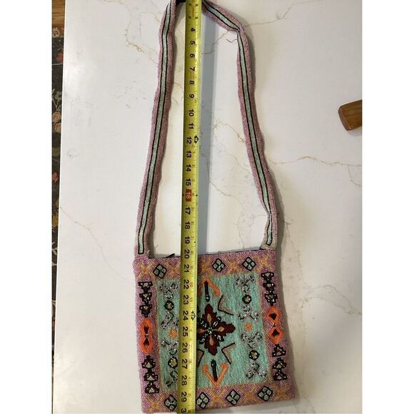 Harold Powell Hand Made Beaded Bag Crossbody STUNNING - Picture 7 of 7